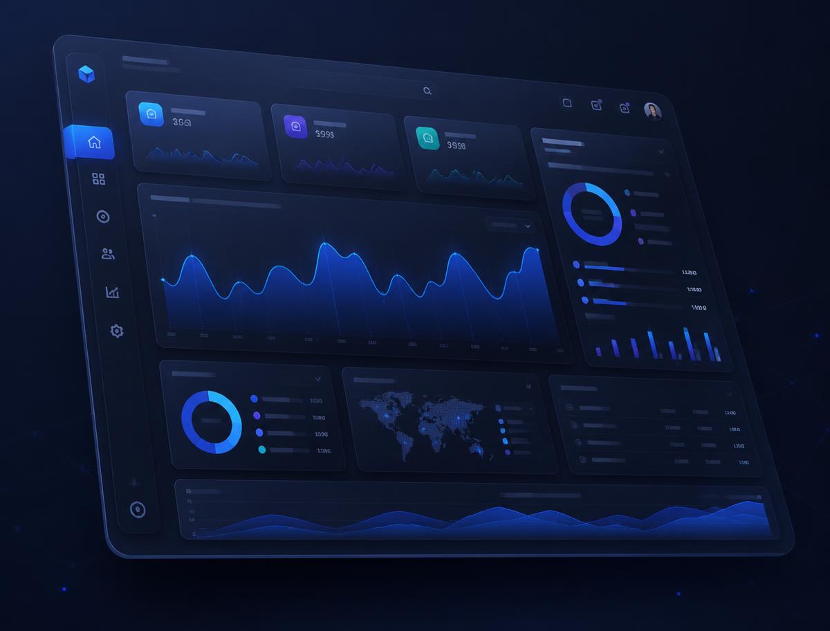 Case study outcome metrics dashboard